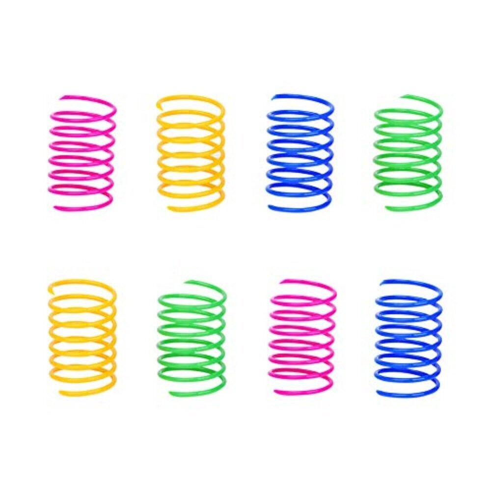 Cat Spring Toy Pack Interactive Play Exercise Hunting Swatting Biting Healthy - Picture 2 of 8